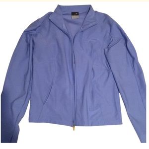 Periwinkle Nike vintage warmup jacket